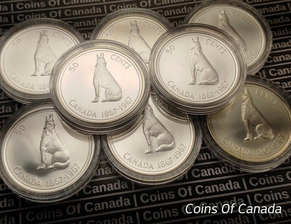 1967 Canada Silver 50 Cents UNCIRCULATED Coin -Multiple Available #coinsofcanada
