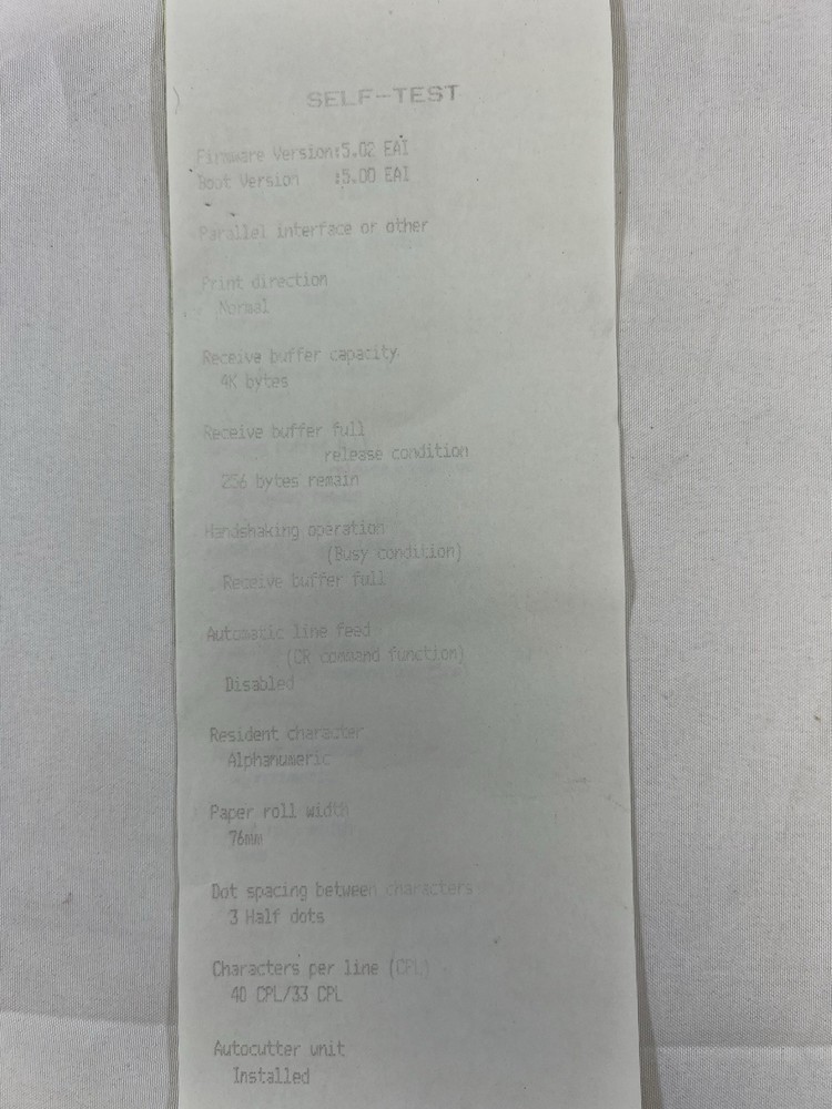 Epson TM-U220B M188B Ethernet Dot Matrix Printer (WORKS)