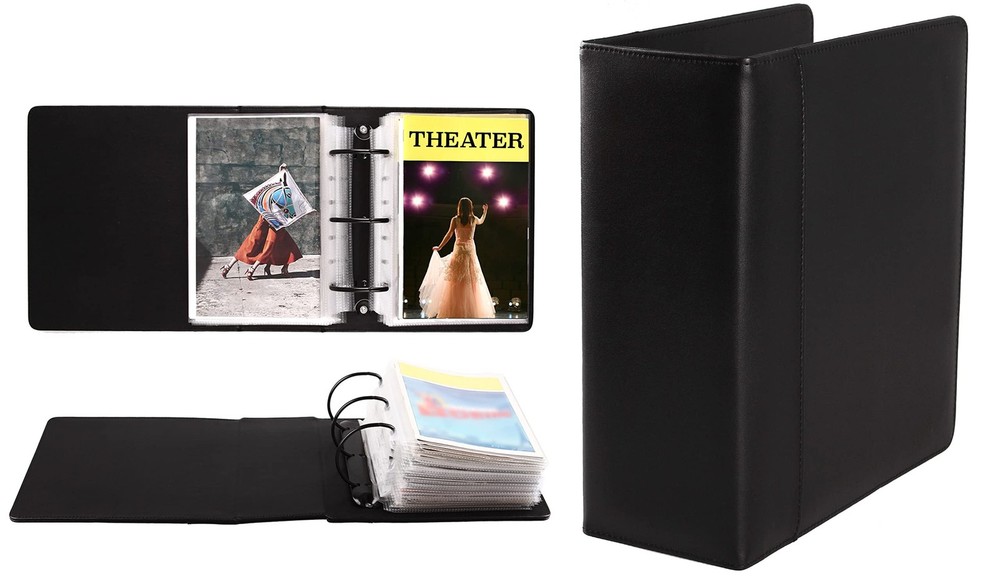 2Fold Binder Holding Broadway Play Program and Theater Programs with 30 Custom