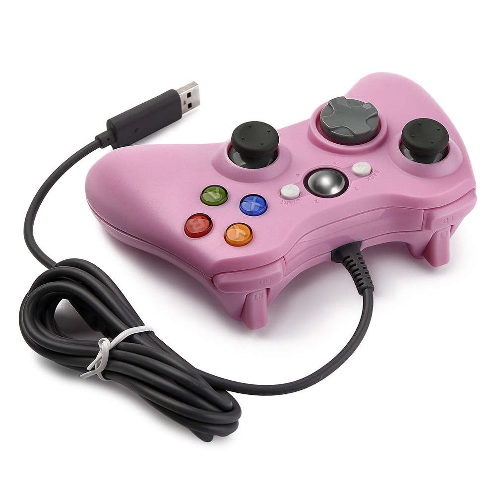 Xbox 360 Controller For PC Windows USB Wired Shaped Game Controller Gamepad