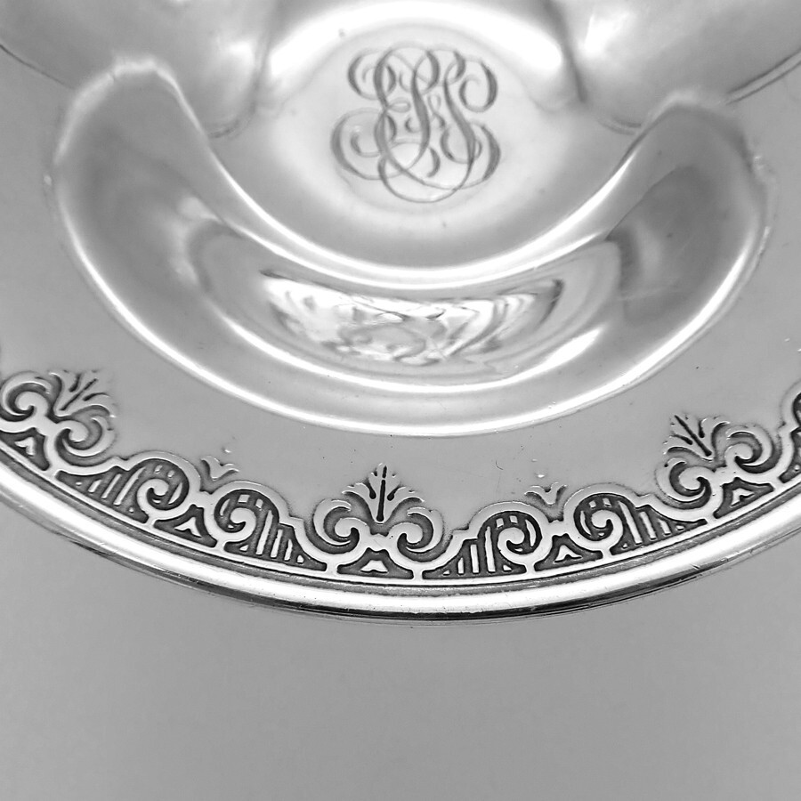 Tiffany Compote Sterling Silver Mono EFS