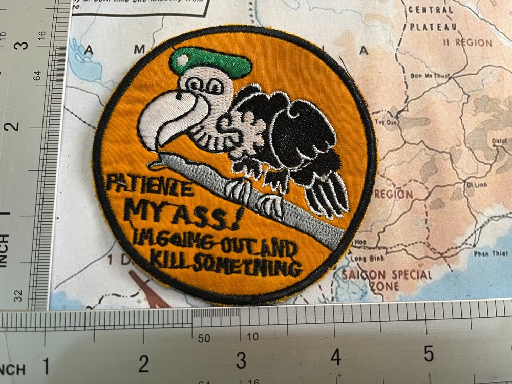 1 Patch , MY ASS , Patch , USSF , Special Forces , TACTICAL PATIENCE , z