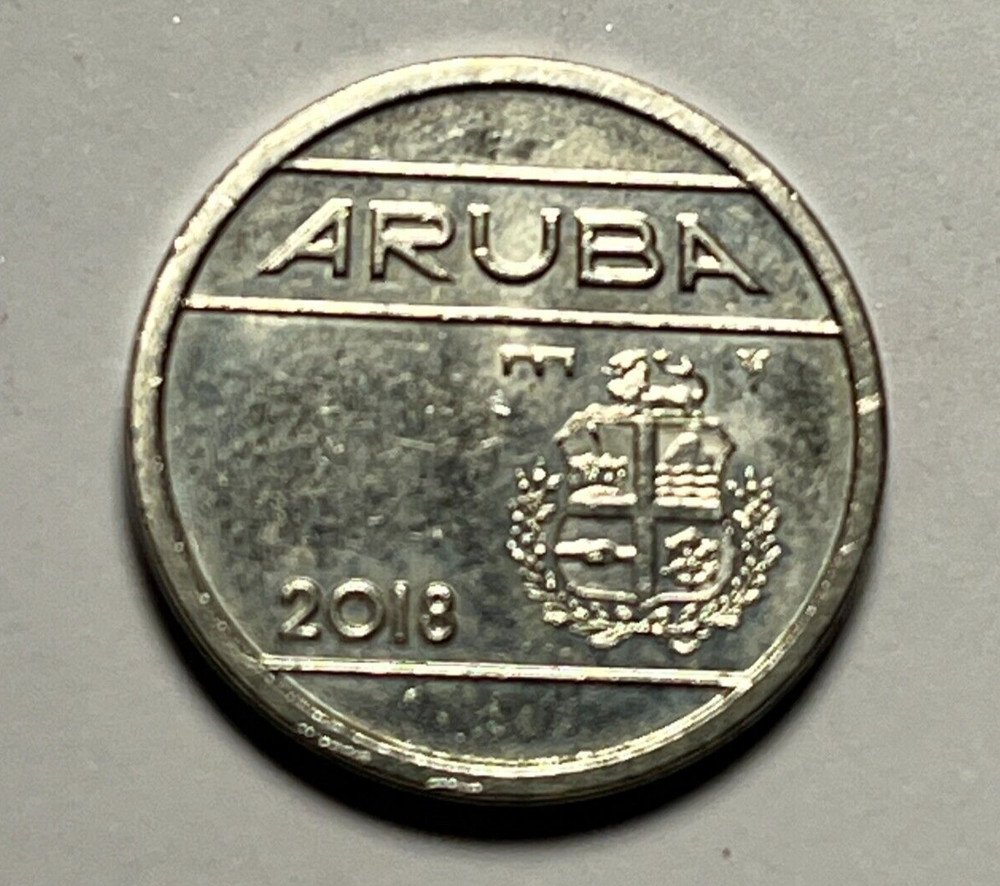 2018 Aruba 25 Cents
