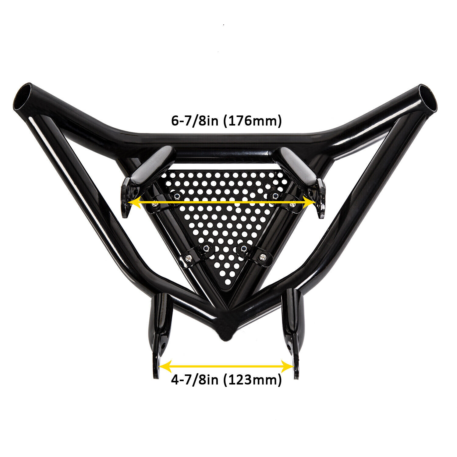 Front Bumper Proctector Aluminum Black For Honda Sportrax 400 TRX400EX 99-08