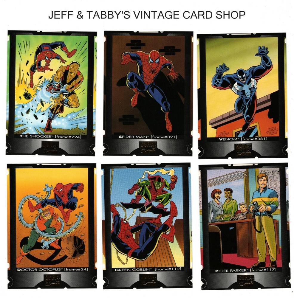 1994 Marvel Comics Spider-Man Cookie Crisp /SEE DROP DOWN MENU 4 CARD U WILL GET