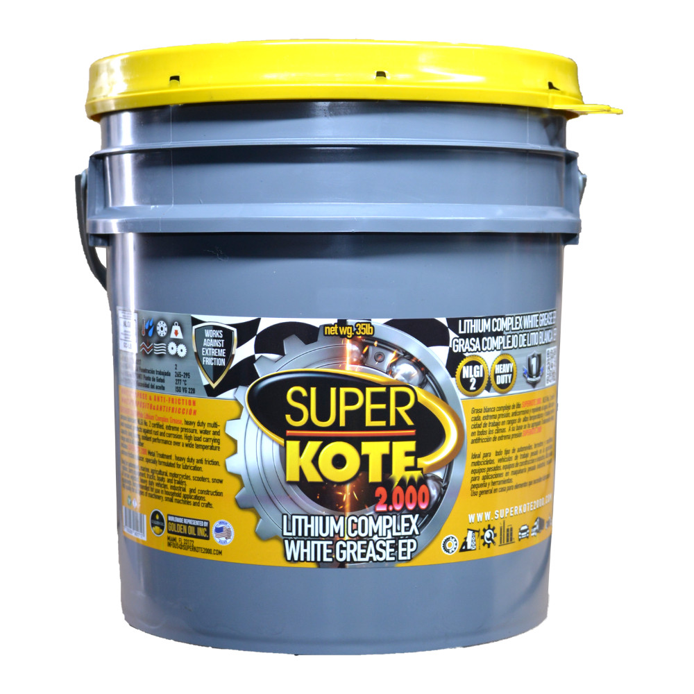 Lubricant Grease Superkote 2000 Lithium Complex / Lubricant /EP/ White / 35lb
