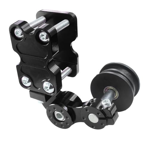 Motorcycle Modified Chain Adjuster Tensioner Wheel Chain Automatic Black