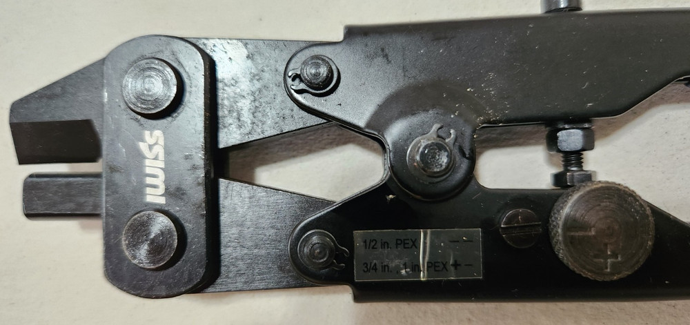 IWISS PEX CRIMP RING REMOVAL TOOL 1/2''- 1''