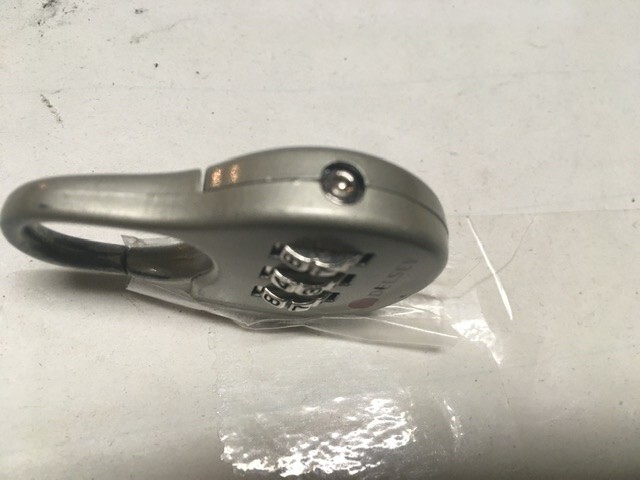 Vintage Delsey Luggage Lock Bag Suitcase 3 digit code - working