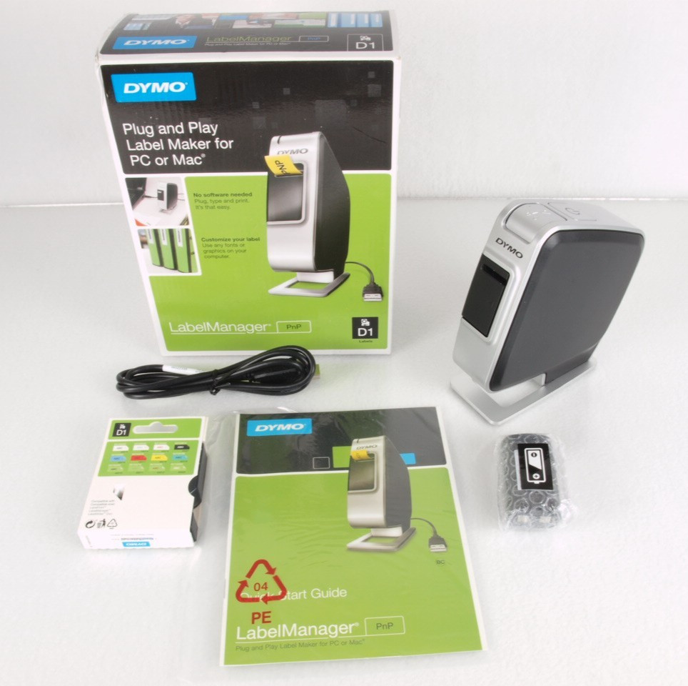 Dymo D1 Plug and Play Label Maker New Open Box PC Mac