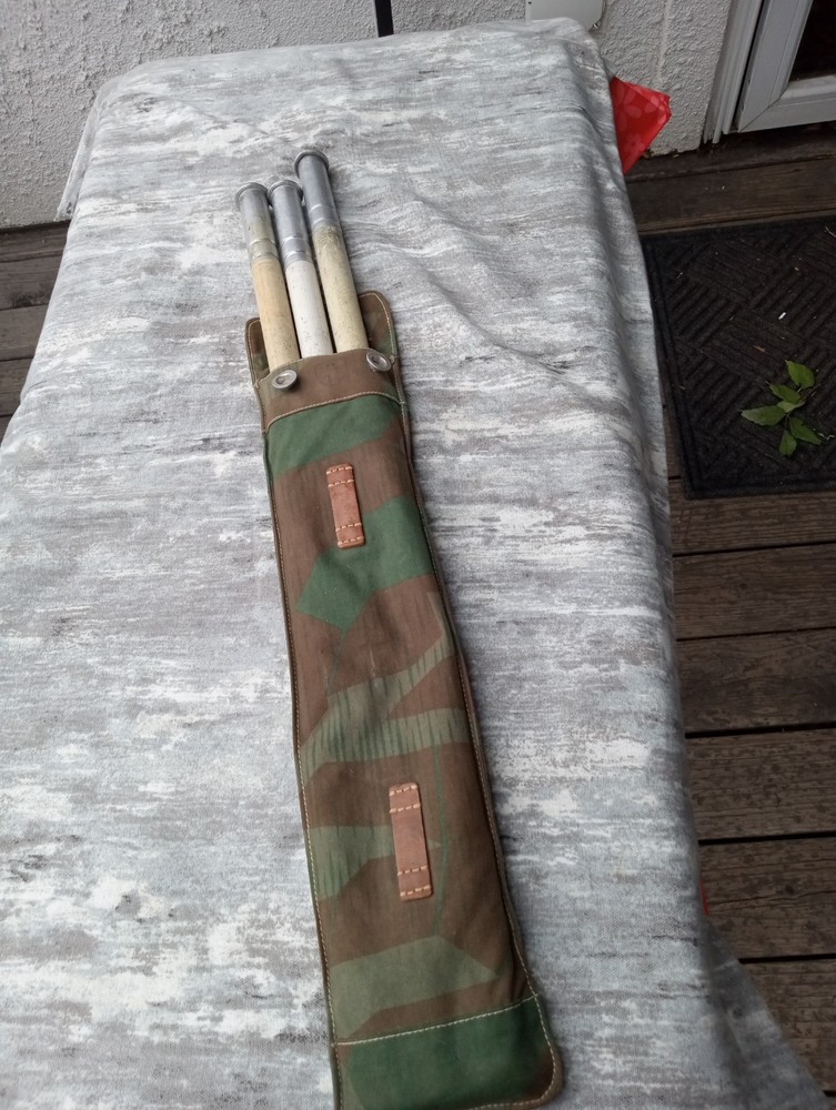 Swiss Army Pump Tent Polls with Case Splinter B Pattern