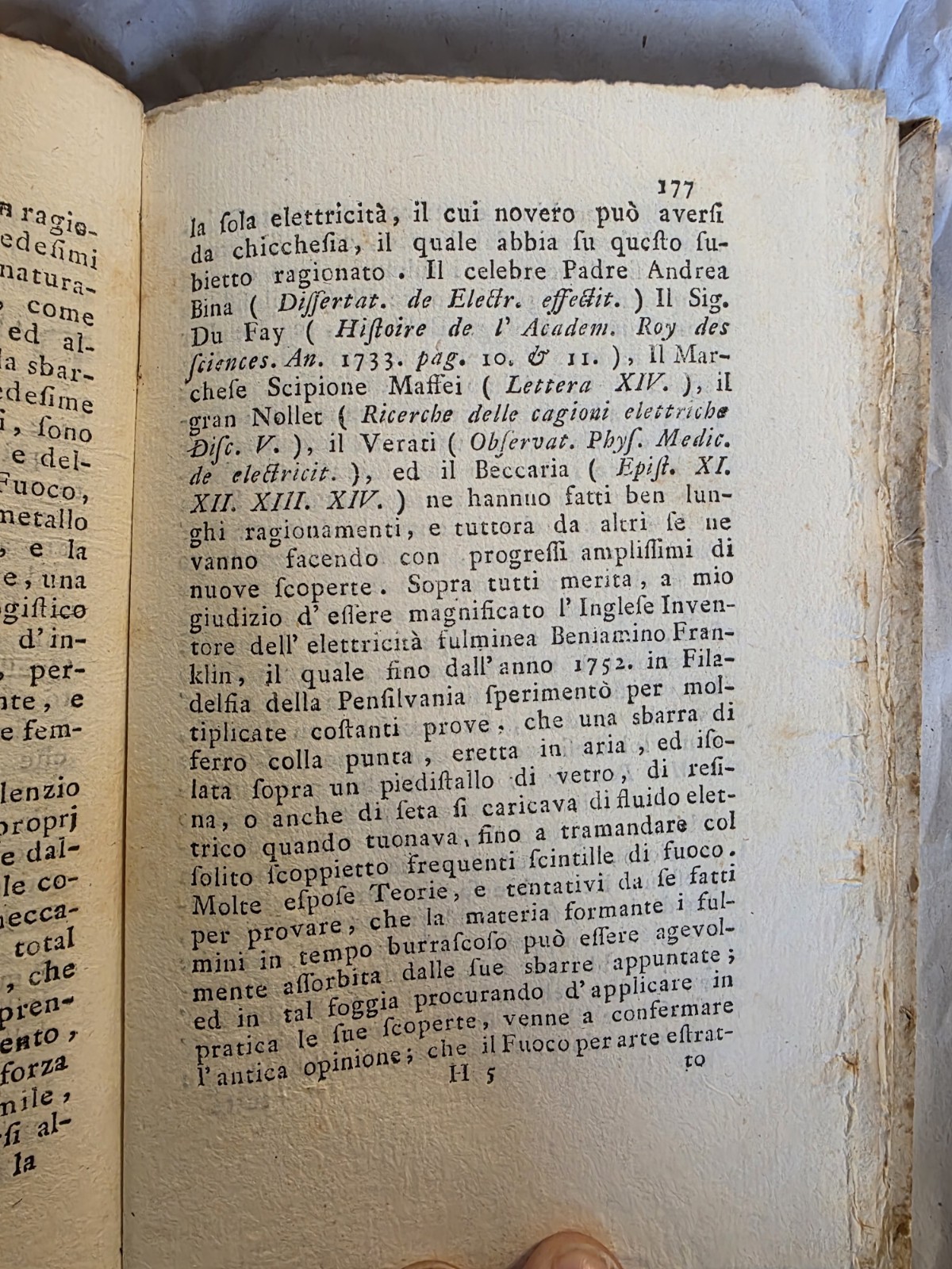 “The Theory of Fire” 1774 Rare Alchemy Florentine Text