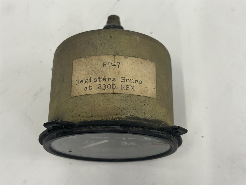 Luscombe Model 8 AC Type RT-7 Mechanical Recording Tachometer