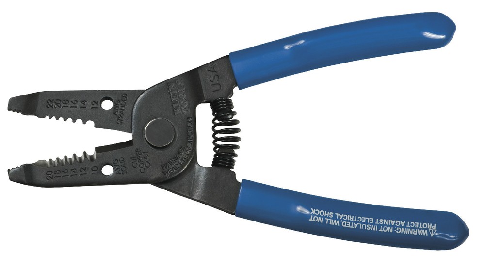 Klein Tools 1011 Wire Stripper/Cutter 10-20 Solid, 12-22 AWG Stranded