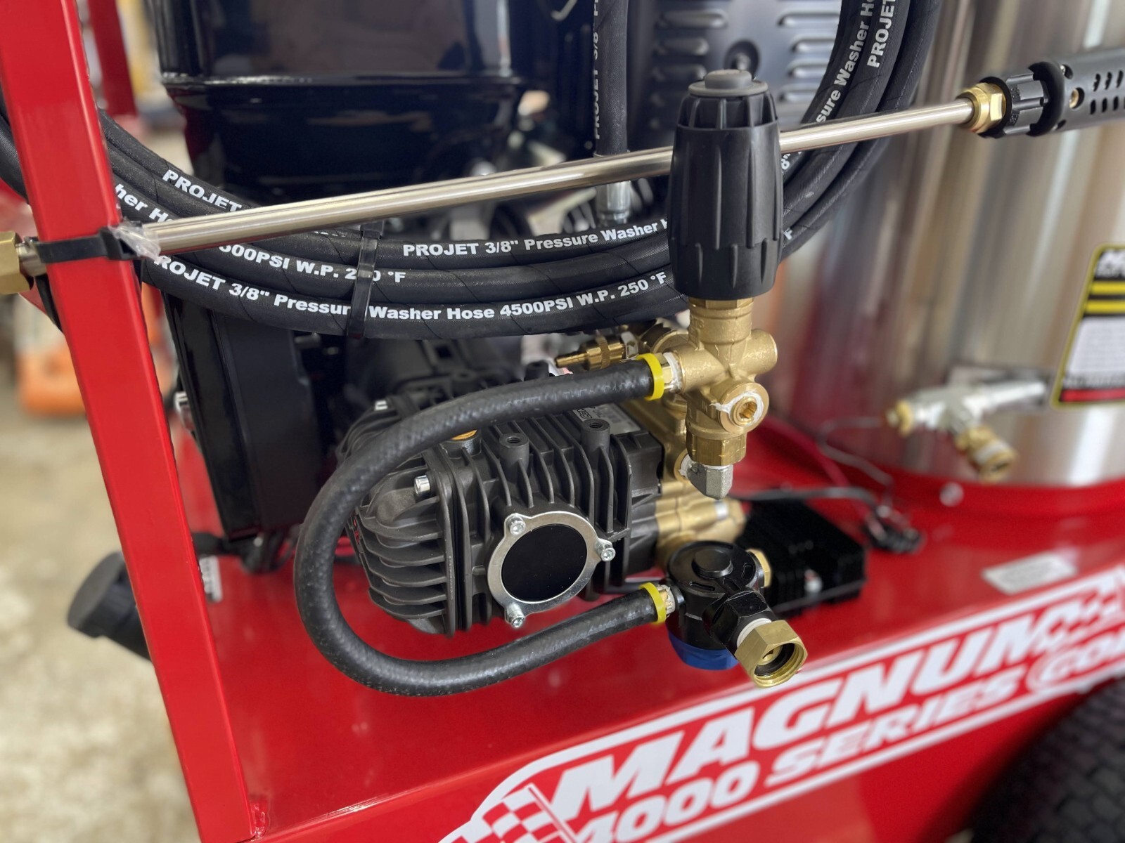 NEW - 2024 Easy-Kleen Magnum 4000 Series Hot Water Pressure Washer Diesel Burner