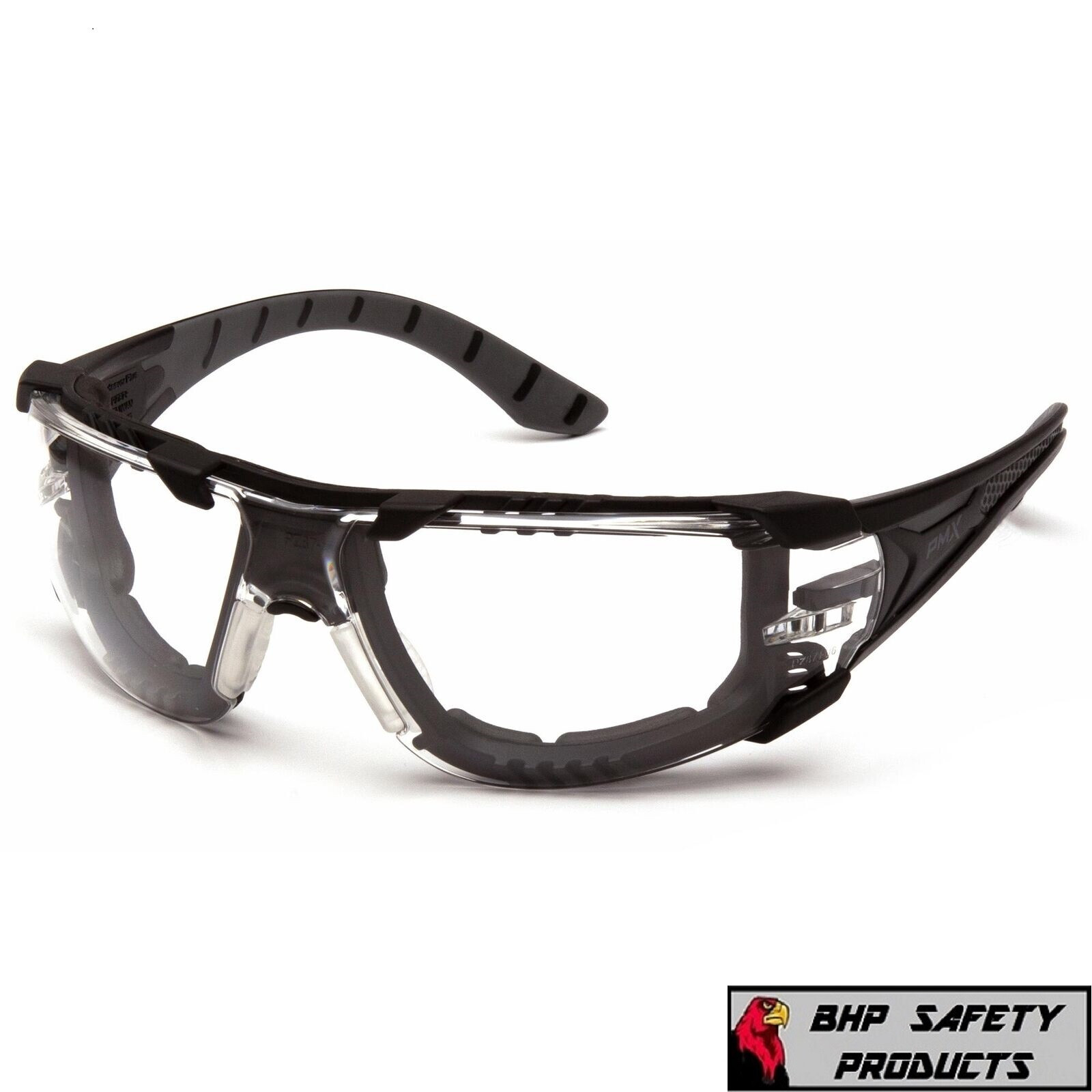 Endeavor Plus Safety Glasses with Clear Anti-Fog Lens and Foam Seal Padding