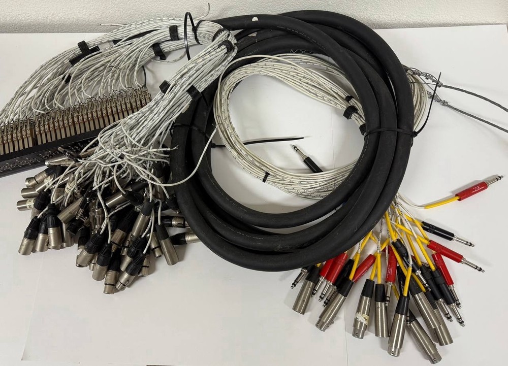 96-Point Audio Patch Panel 4×24 - Rackmount - Used Needs Minor Rewiring