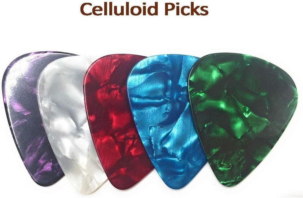 Quick-Change Silver Guitar Capo for 6-String Instruments, Includes 5 Free Picks