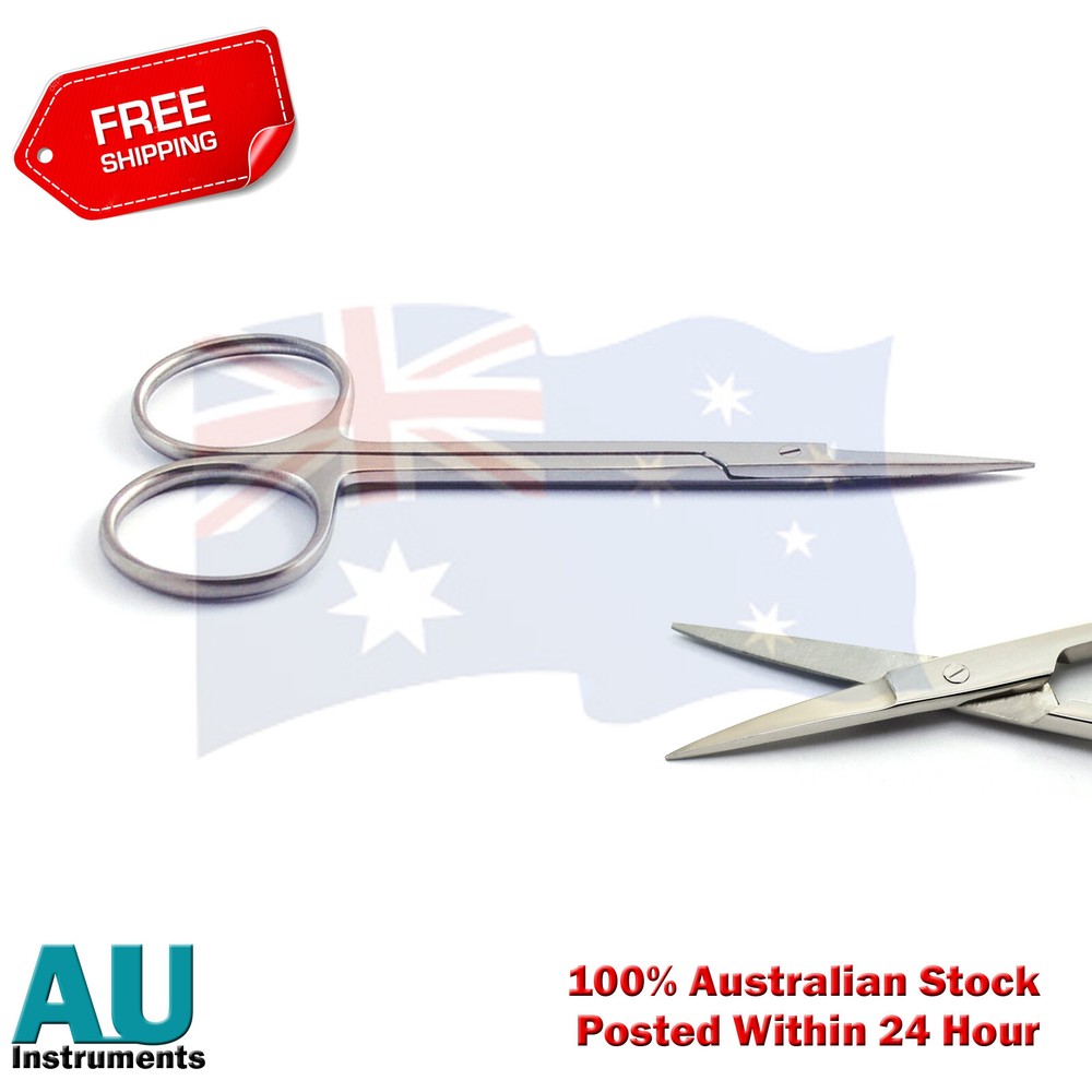 Hemostatic Pean Forceps Locking Pliers & Tissue Suture Iris Gum Scissors