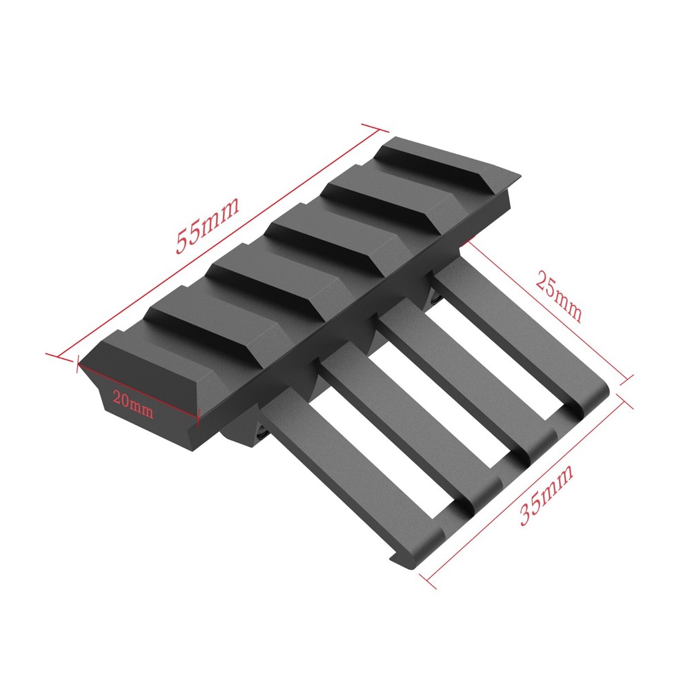 45 Degree Angled Offset Side Rail Scope Accessory Sight Mount USA SELLER