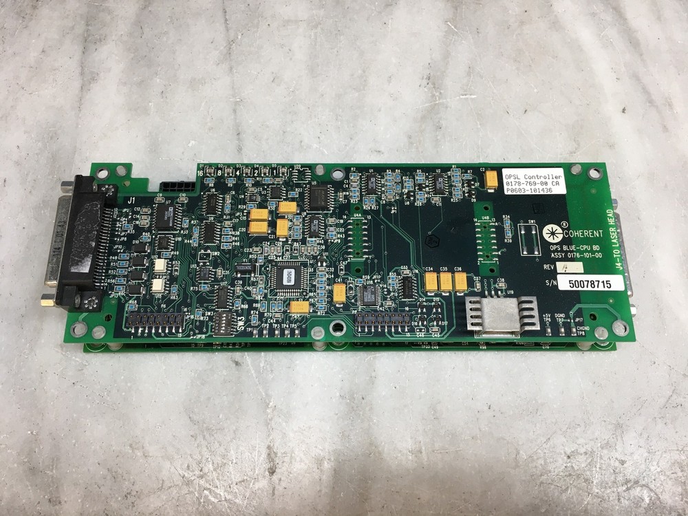 Coherent OPSL Controller OPS Blue-CPU BD with Coherent OPS Power Supply Board