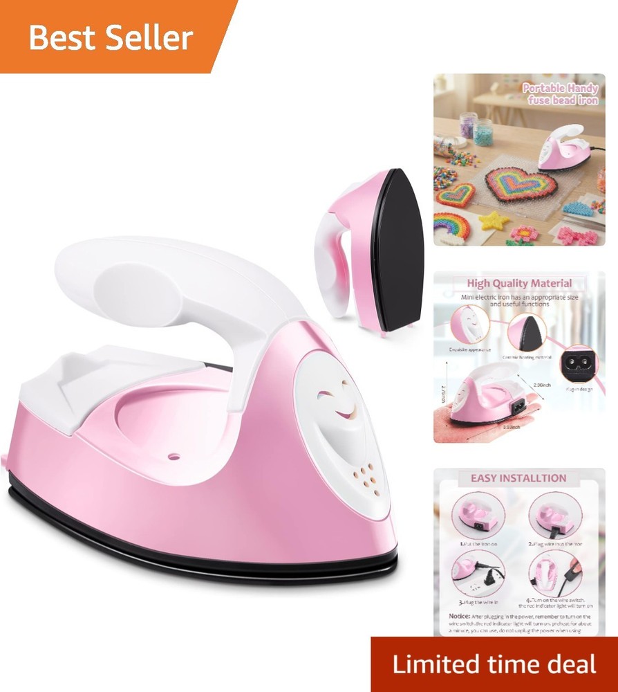 Mini Craft Iron Heat Press Portable Small Iron for DIY Projects
