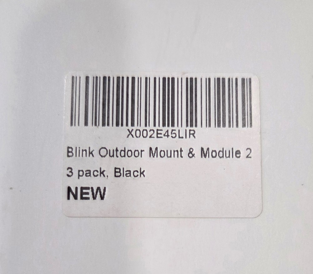 3-Pack OEM Blink Outdoor Smart Security Camera Mounts Adjustable Black