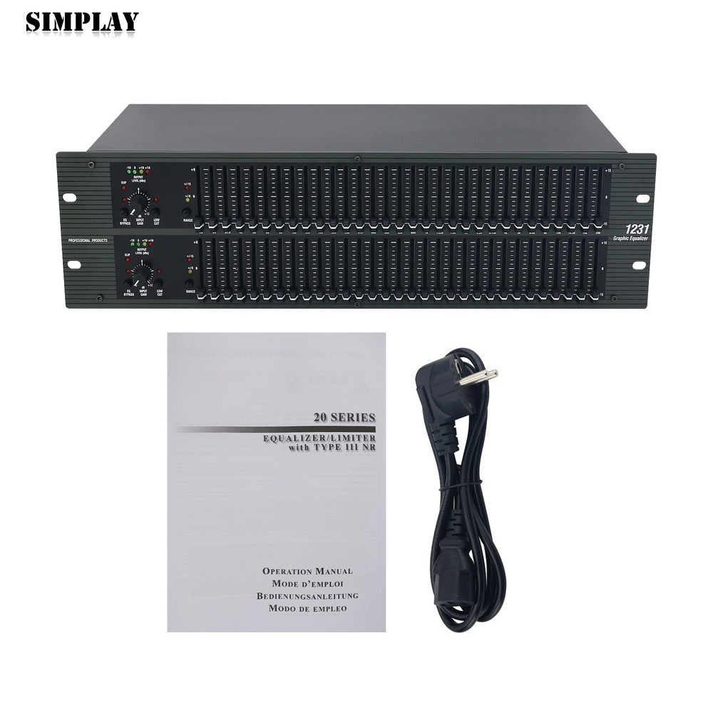 DBX 1231 Professional Audio Equalizer Dual 31 Band IC Chip Control Solid Core