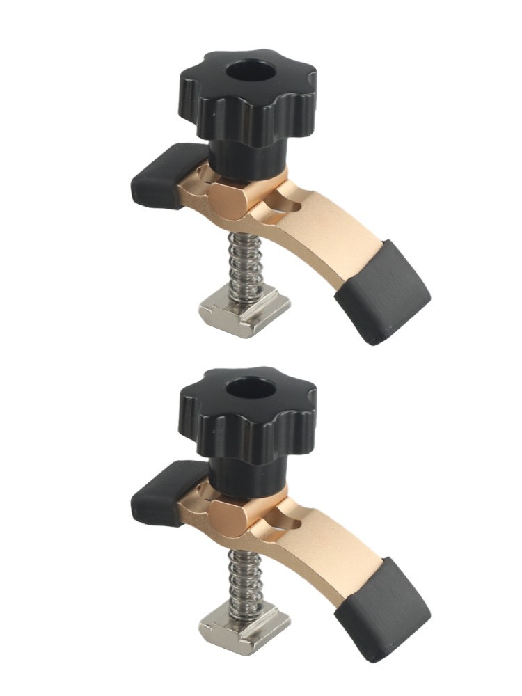 Heavy Duty Material Securing with 2pcs Hold Down Clamps for 3018 CNC Router