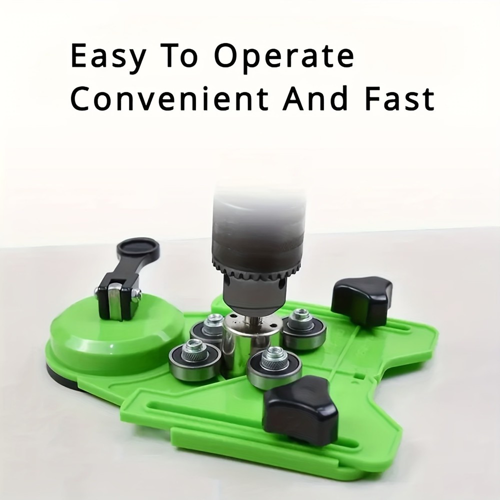 Tile & Marble Drilling Locator - Suction Cup Guide for Precise Circular Holes