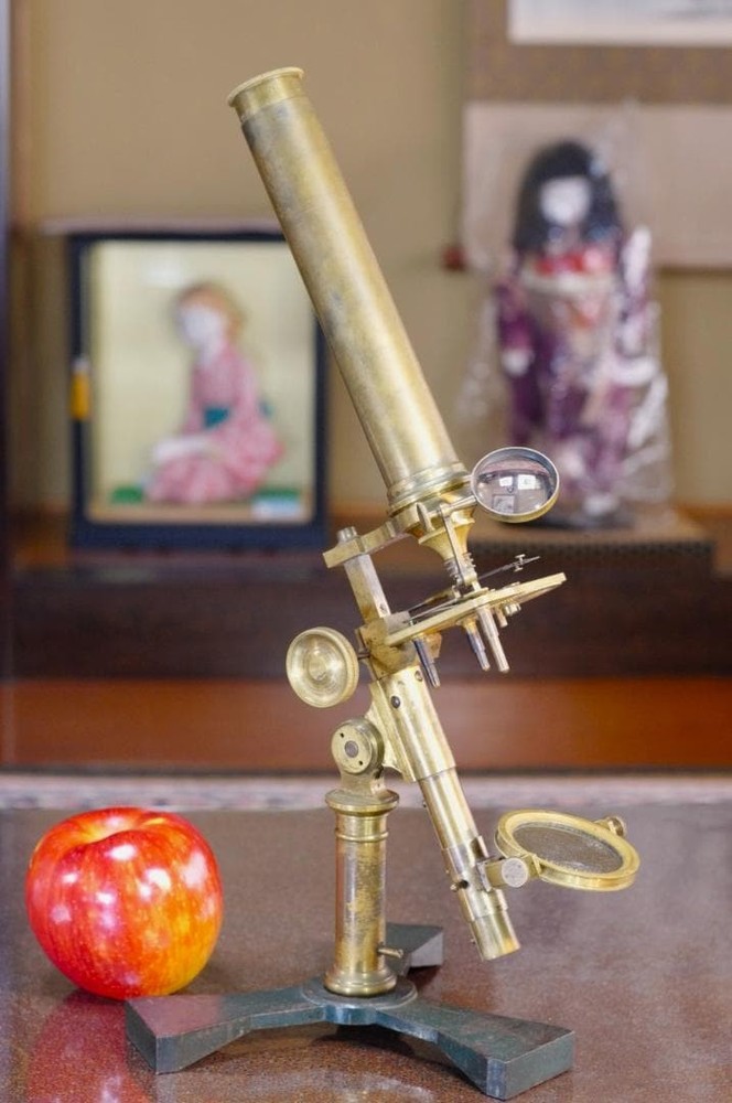 microscope antique collectible Charles Chevalier's achromatic microscope 1840