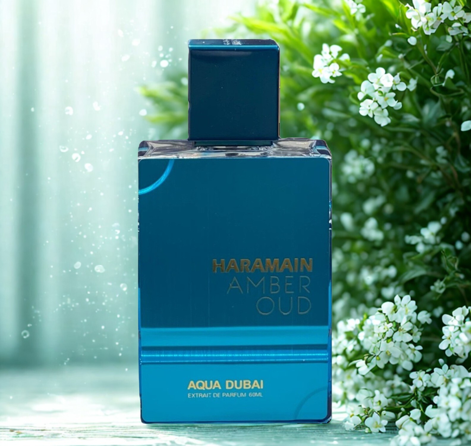 Aqua Dubai Al Haramain Amber Oud 60ml ( 2 oz ) Long Lasting Extrait de Parfum.