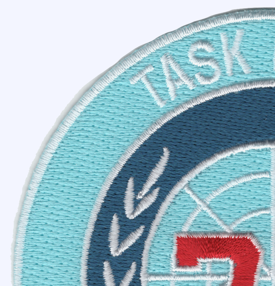 USS Quincy CA-71 Task Force 77 Korea Patch