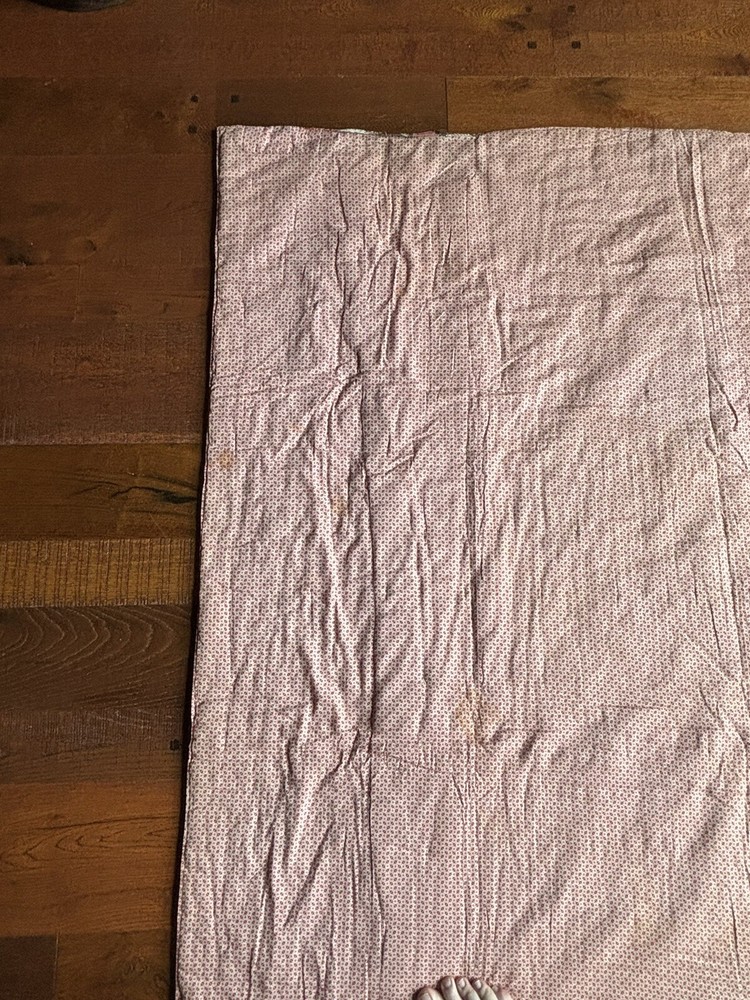 Antique Hand Stitched Quilt 75” X 82”