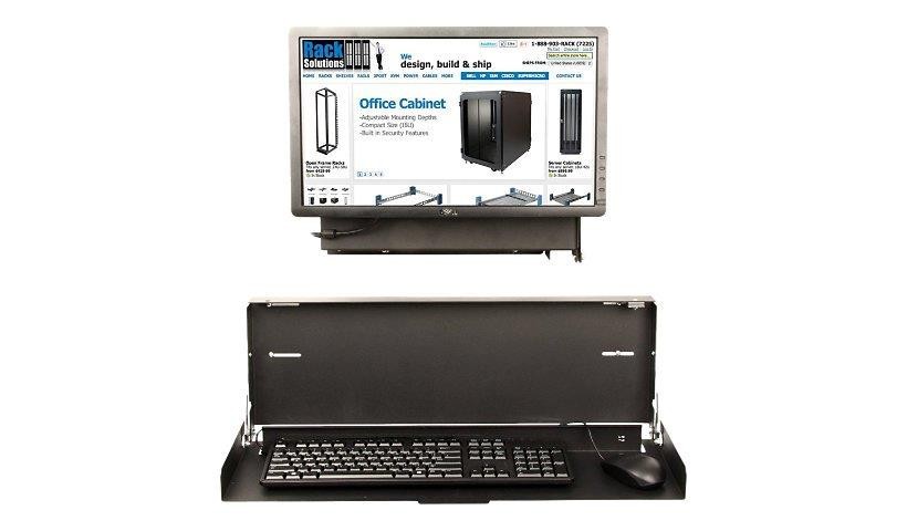 NEW Rack Solutions Full Keyboard Wall Mount