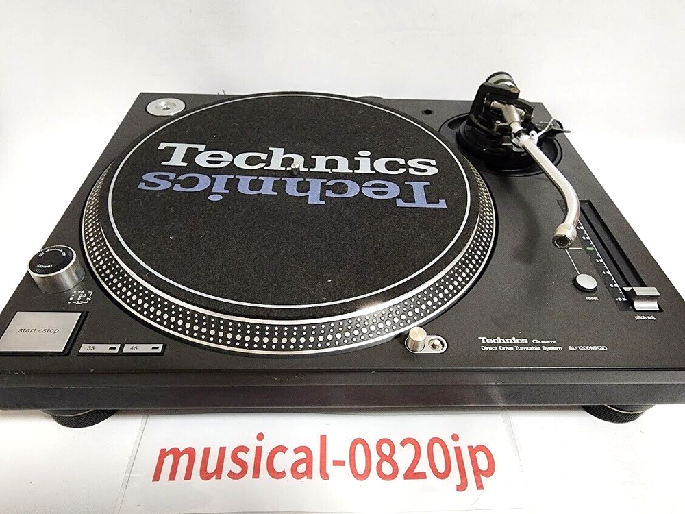Technics SL-1200MK3D Turntable Black Record player Direct drive