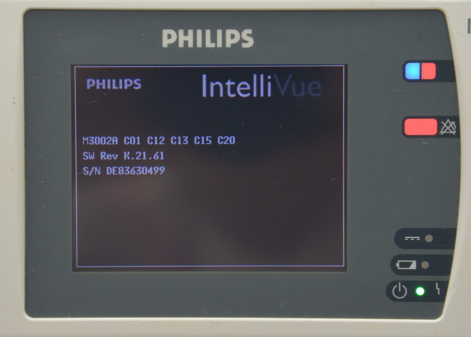 Phillips IntelliVue X2 M3002A W/ Masimo, NiBP, 12-Lead, & Temp