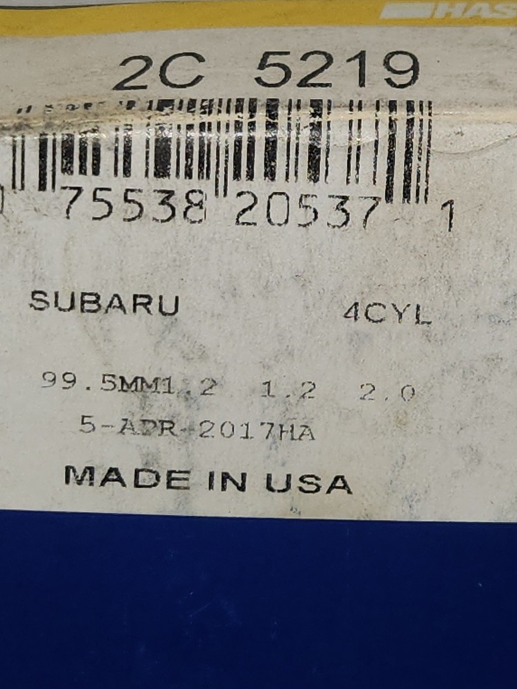 Engine Piston Ring Hastings Piston Rings 2C5219