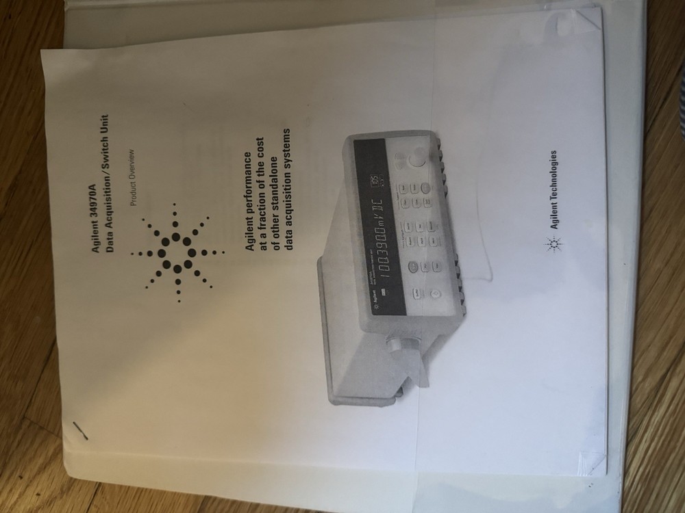 Agilent 34970A Data Acquisition Switch Unit