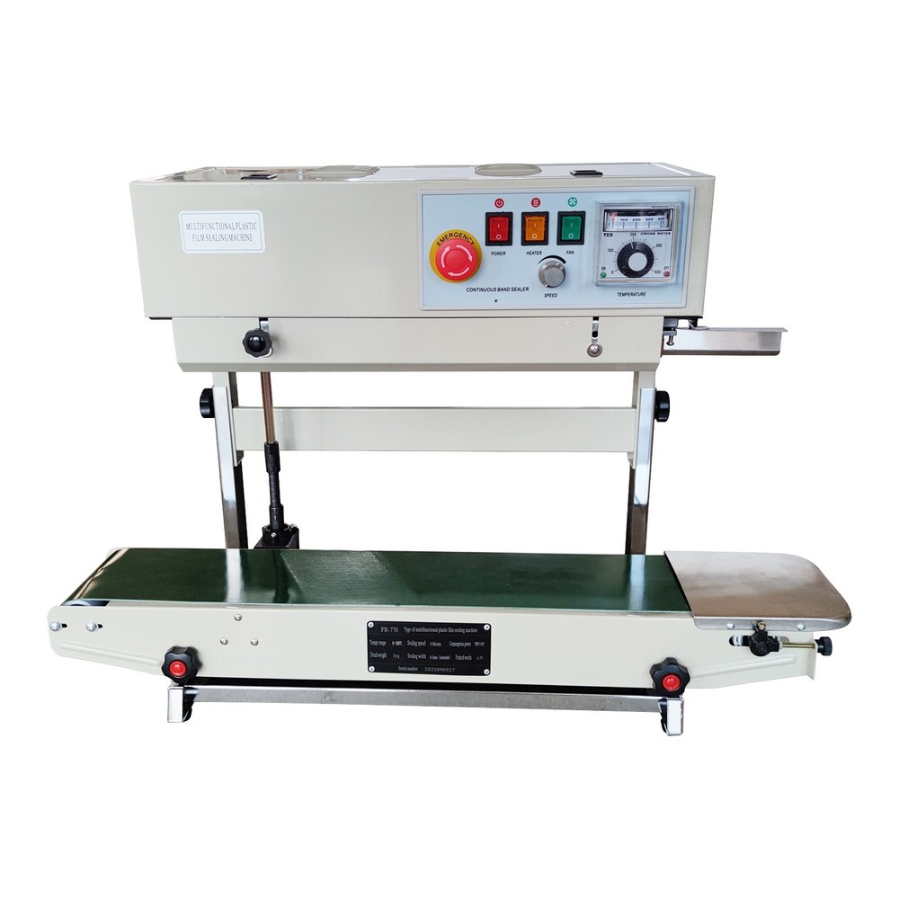 110v Continuous Sealing Machine FR-770 Sealer Embosser Packing Date Printer