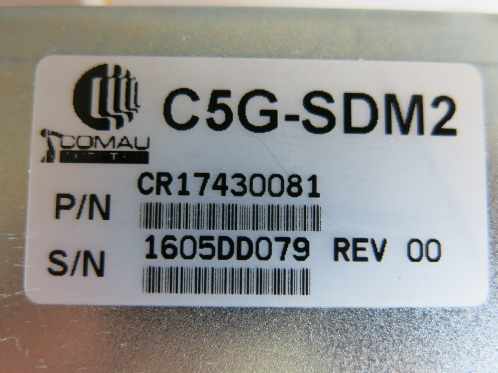 COMAU C5G-SDM | COMAU ROBOTICS C5G-SDM2 | COMAU CR17430081