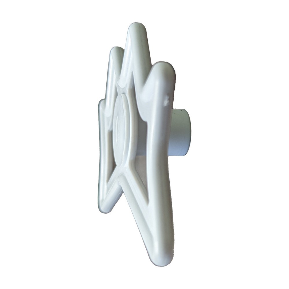 Plastic Pool Cue Stick Bridge Head - White