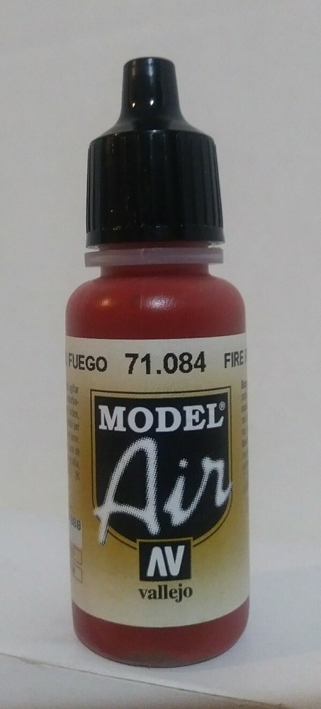 Vallejo Model Air 71.084 Fire Red, 17ml.