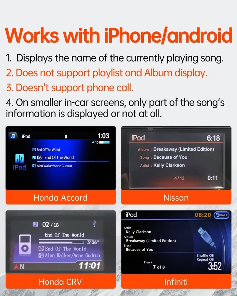 USB Bluetooth 5.3 Music Adapter for Honda Ford Mazda