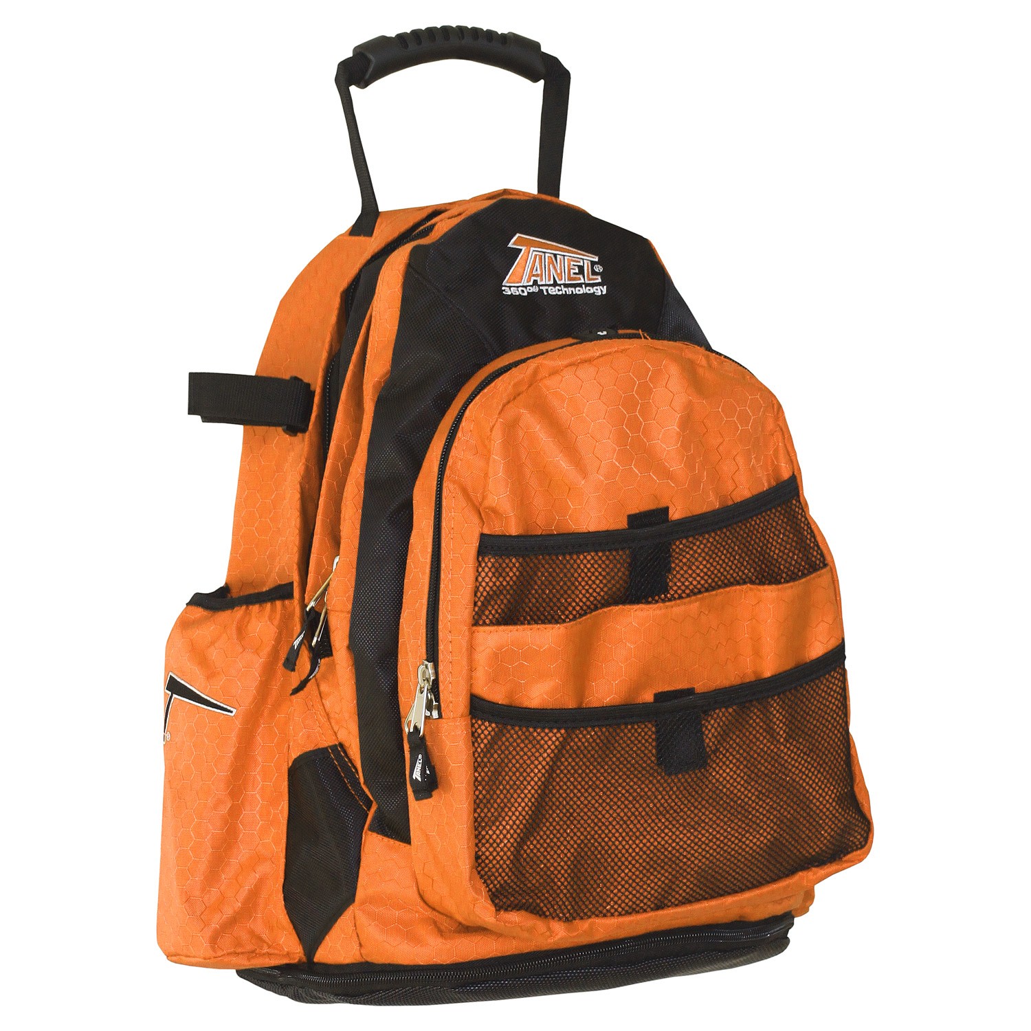 Tanel 360 Bat Pack Baseball/Softball Backpack Bag - Orange