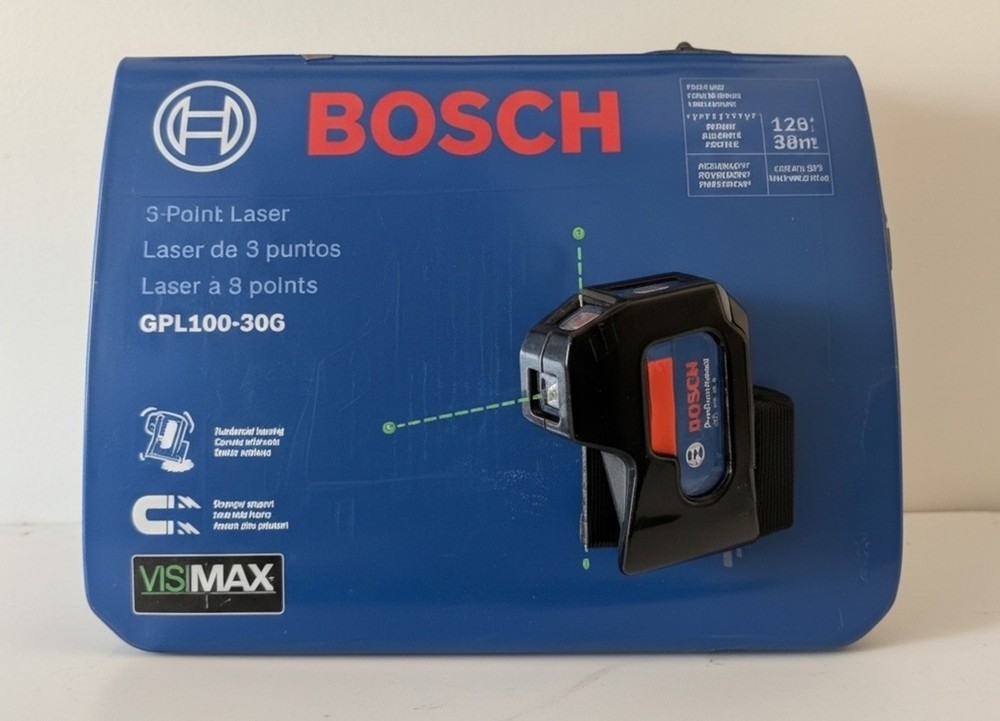 Bosch GPL100-30G Cordless Self Leveling Laser