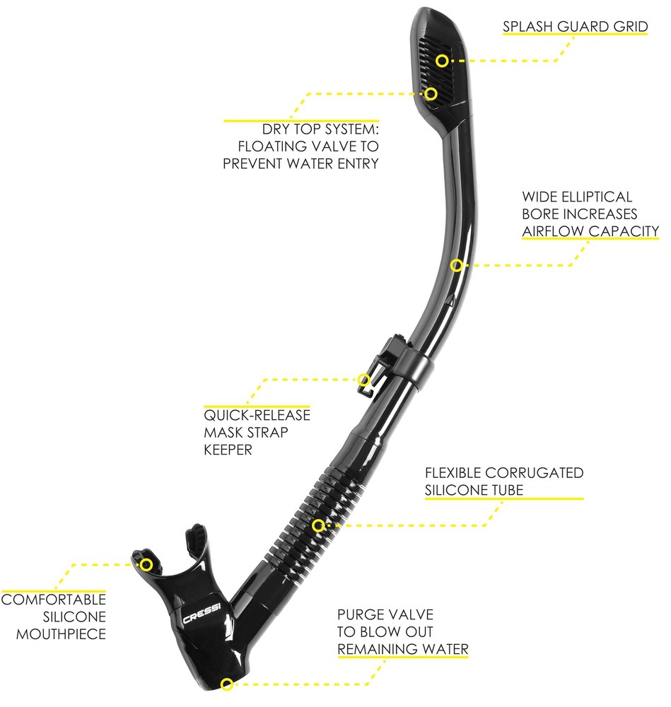 Cressi Supernova Dry, Black
