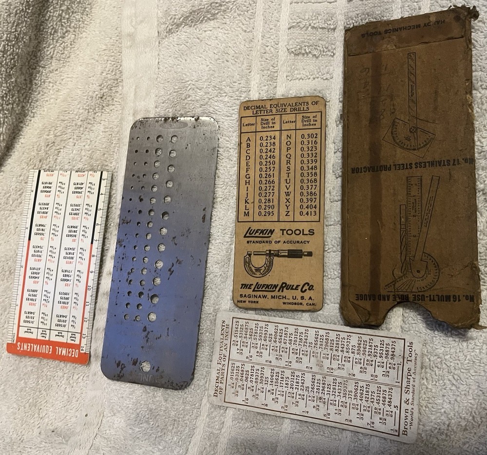 Vintage Tools:Graph,Scale,Speed Calculator,Table,Compass,Measure,Estimator
