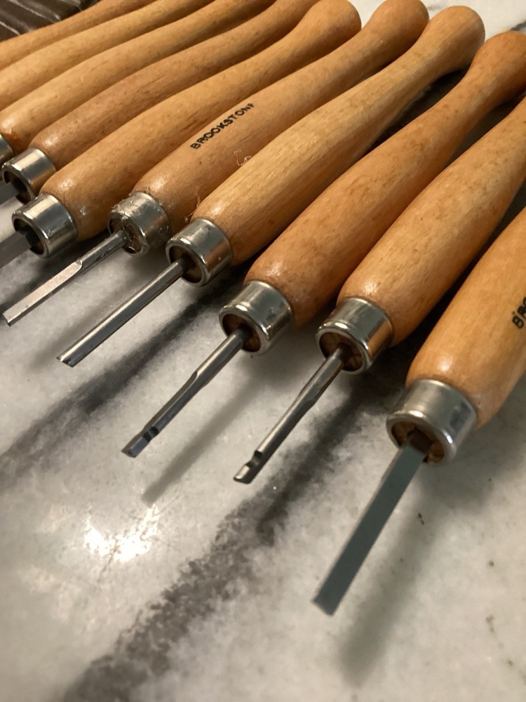 Brookstone Wood Carving Tools (10)