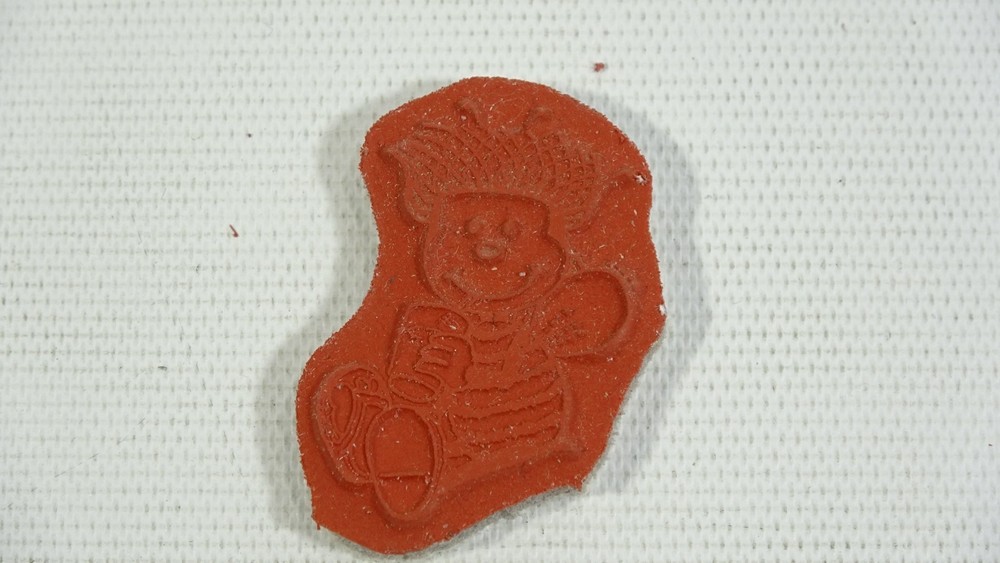 Retired Alota Rubber Stamp Bee Drinking With A Straw Hat - Fall Theme